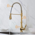 Brass Modern Luxury Golden Sensor Faucets